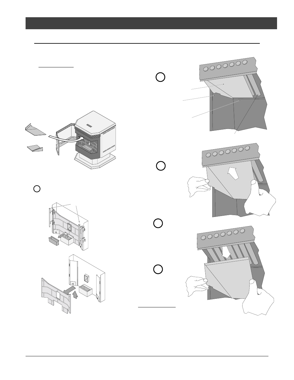 Maintenance, Bc d e, Travis industries | Clean the baffles | Lopi Horizontal Or Vertical Vent Freestanding Stove Yankee Pellet Stove User Manual | Page 29 / 42