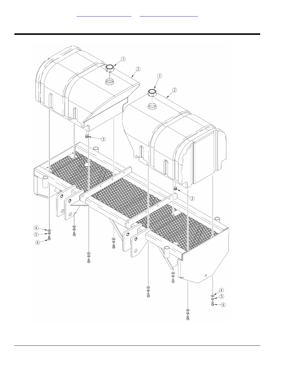 Section 5: options & accessories, Water tanks, Table of contents part number index | Land Pride CA2560 User Manual | Page 12 / 16