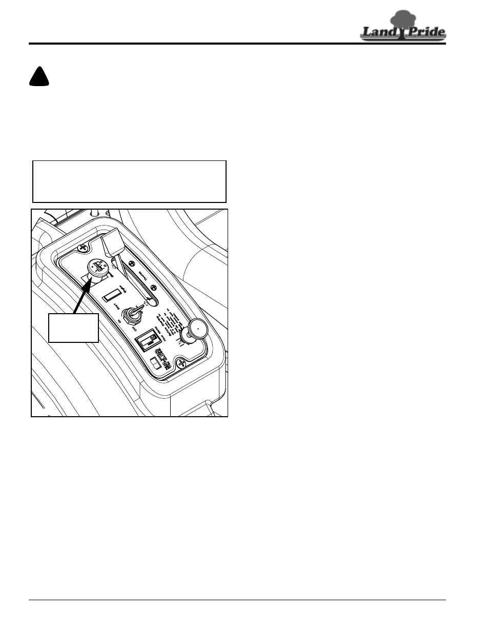 Mower deck operation, General operating information, Mower deck operation general operating information | Danger, Table of contents mower deck operation | Land Pride Accu-Z Razor 357-187M User Manual | Page 20 / 54