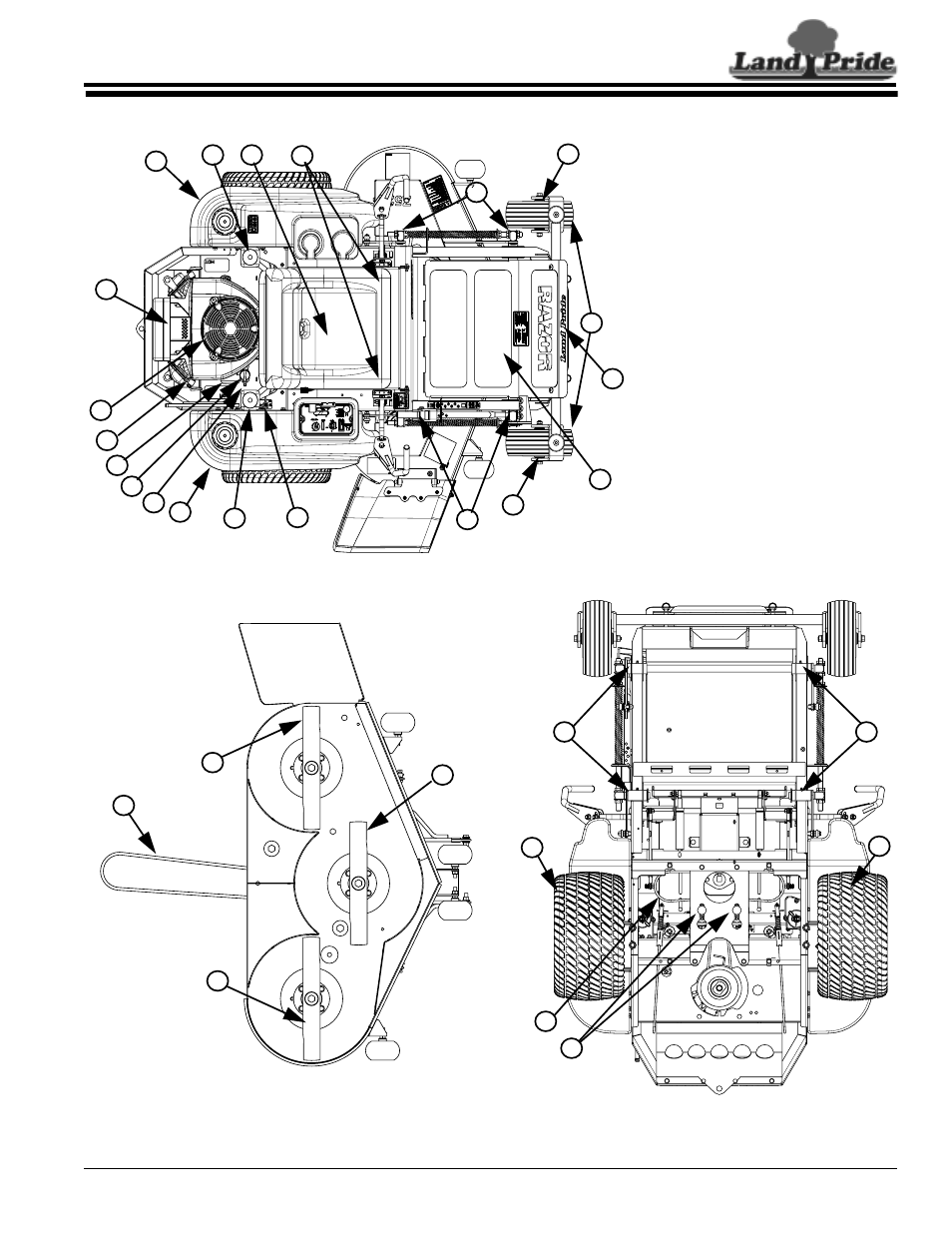 Land Pride Accu-Z Razor 357-187M User Manual | Page 31 / 54