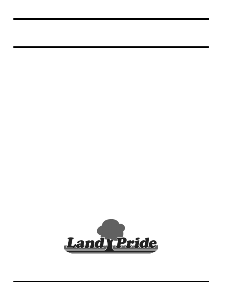 254s front roller assy, Listing of parts, Qty. part no. part description | Land Pride Front Roller Kit FDR2560 User Manual | Page 2 / 3