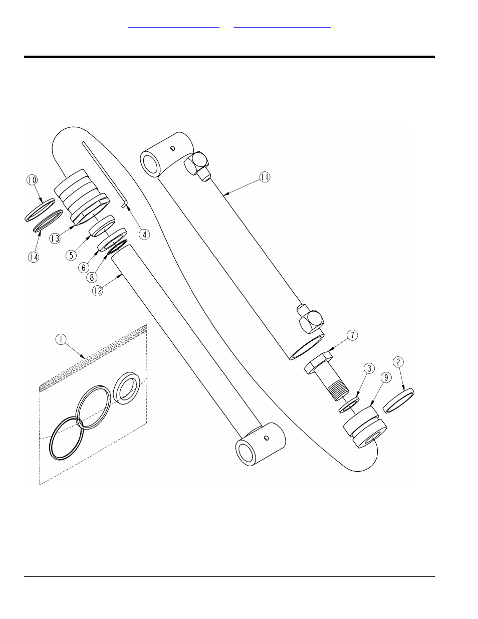 Hydraulic cylinder stabilizers (839-709c) shown, 503c), Table of contents part number index | Land Pride BH1560 User Manual | Page 22 / 38