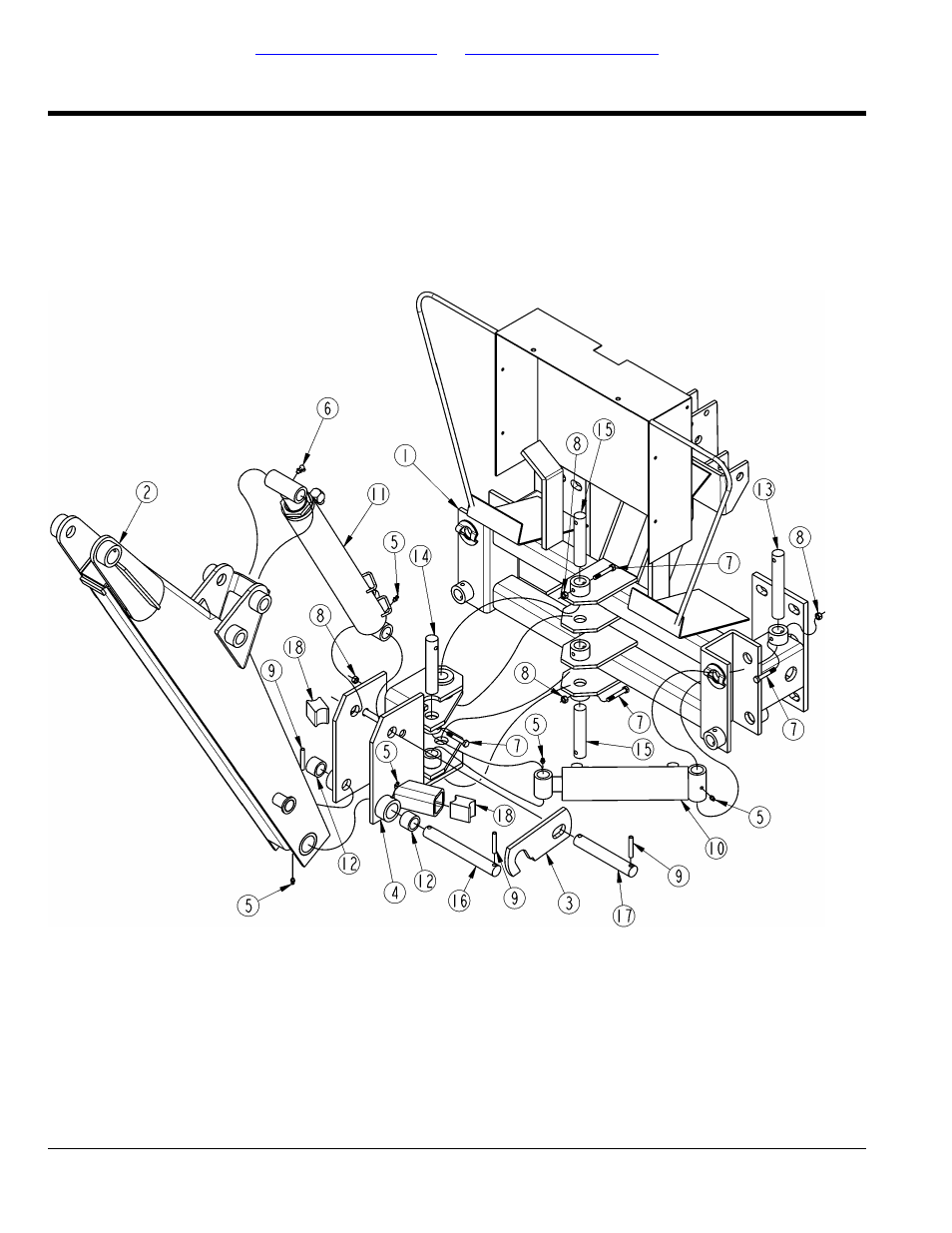 Bh15 series, Section 2: frame, Boom & swing (bh1560 shown) | Table of contents part number index | Land Pride BH1560 User Manual | Page 6 / 38