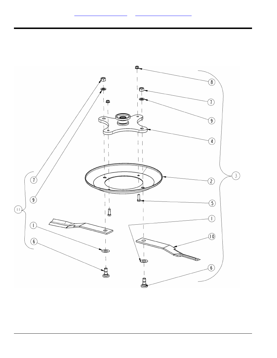 Blade carrier, Table of contents part number index | Land Pride RCM5510 User Manual | Page 10 / 192