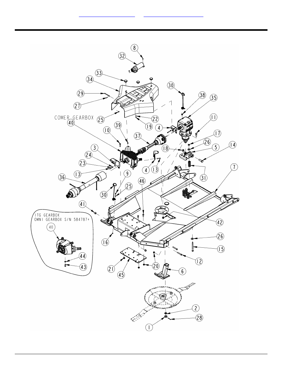 Deck center section, Table of contents part number index | Land Pride RCM5510 User Manual | Page 12 / 192