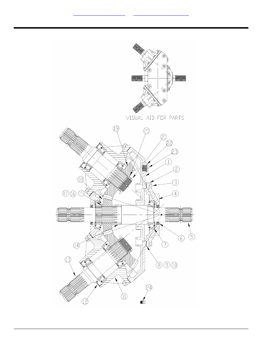 Gearbox divider 1000 rpm (826-521c) itg, Table of contents part number index | Land Pride RCM5510 User Manual | Page 136 / 192