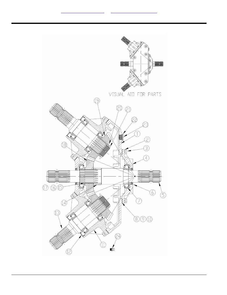 Gearbox divider 540 rpm (826-520c) itg, Table of contents part number index | Land Pride RCM5510 User Manual | Page 154 / 192