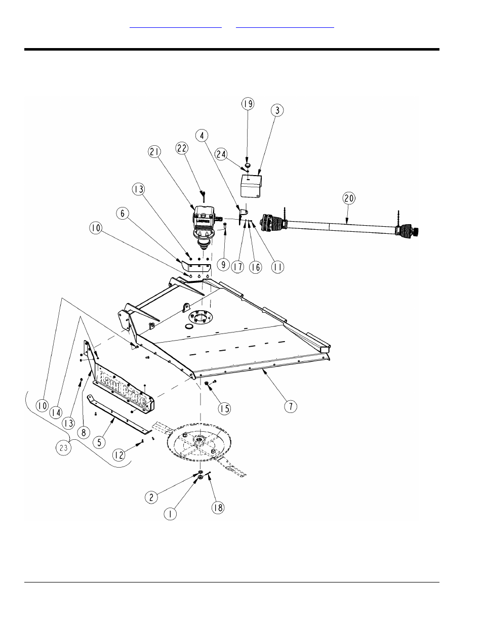 Deck wing section, Table of contents part number index | Land Pride RCM5510 User Manual | Page 16 / 192