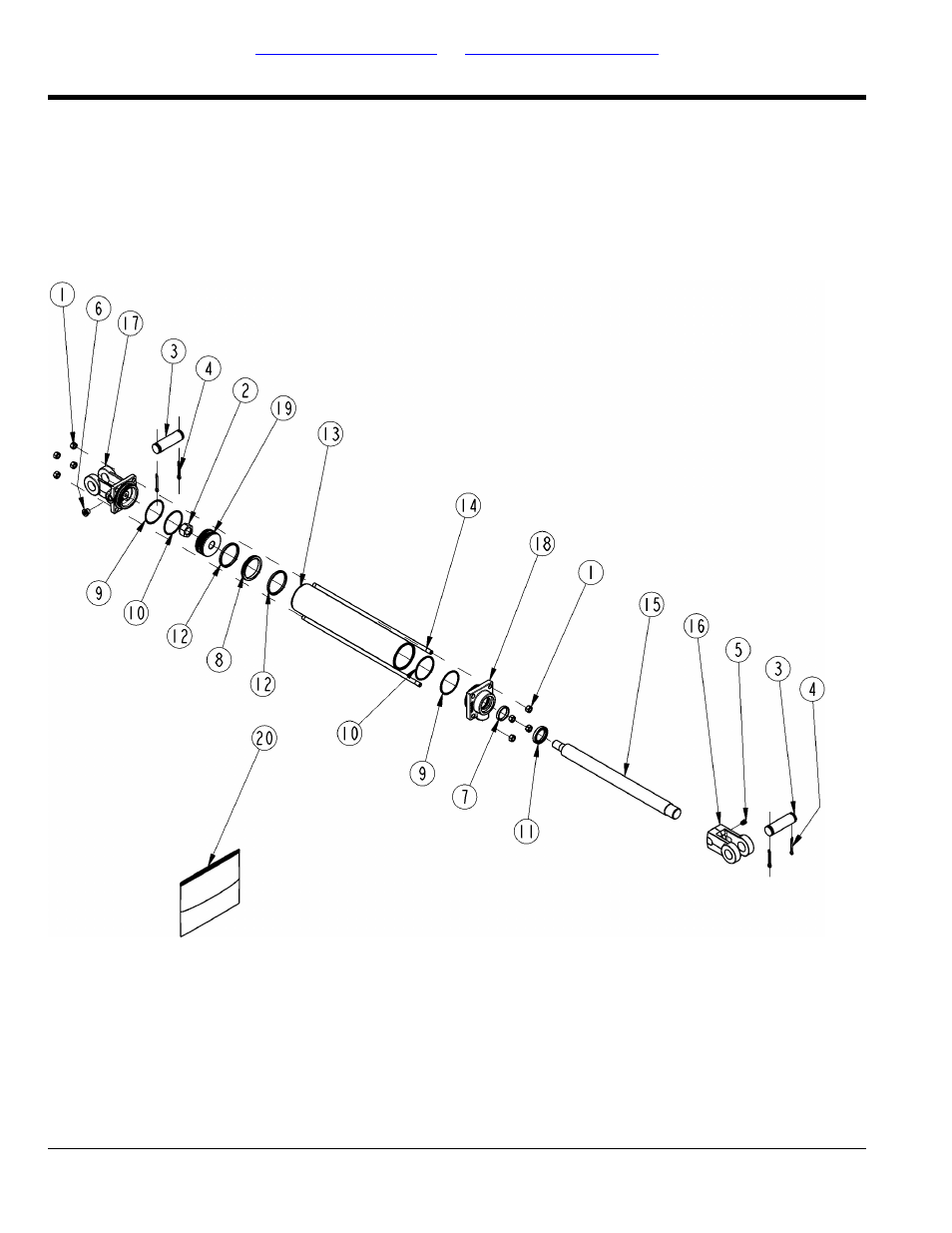 Hydraulic cylinder (810-150c) red lion, Table of contents part number index | Land Pride RCM5510 User Manual | Page 166 / 192