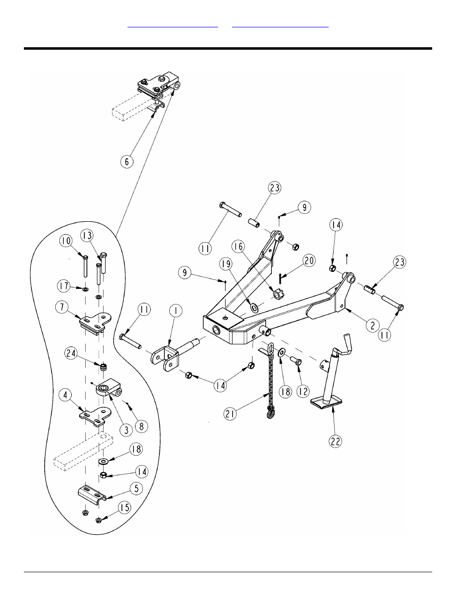 Hitch bar tite, Table of contents part number index | Land Pride RCM5510 User Manual | Page 20 / 192