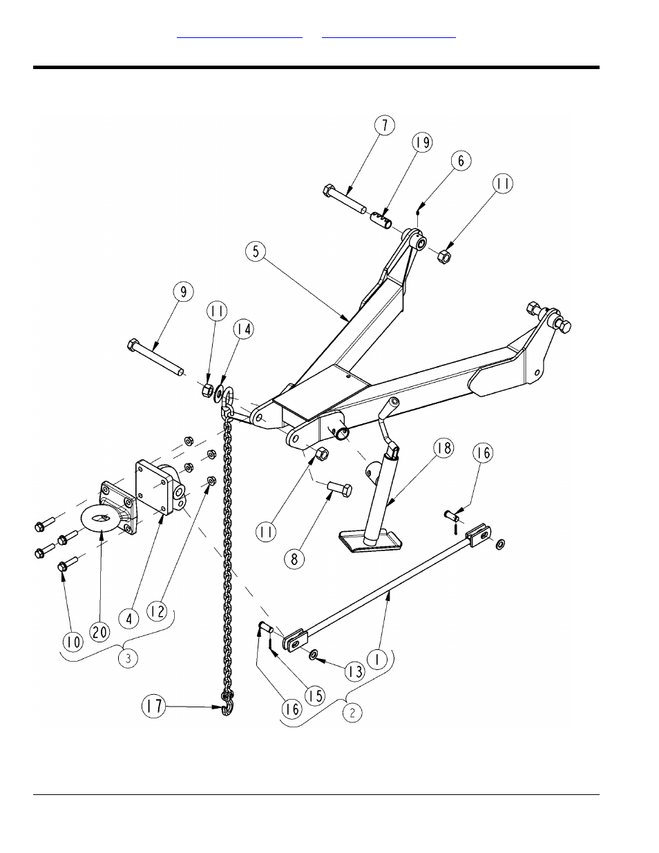 Hitch pintel, Table of contents part number index | Land Pride RCM5510 User Manual | Page 22 / 192