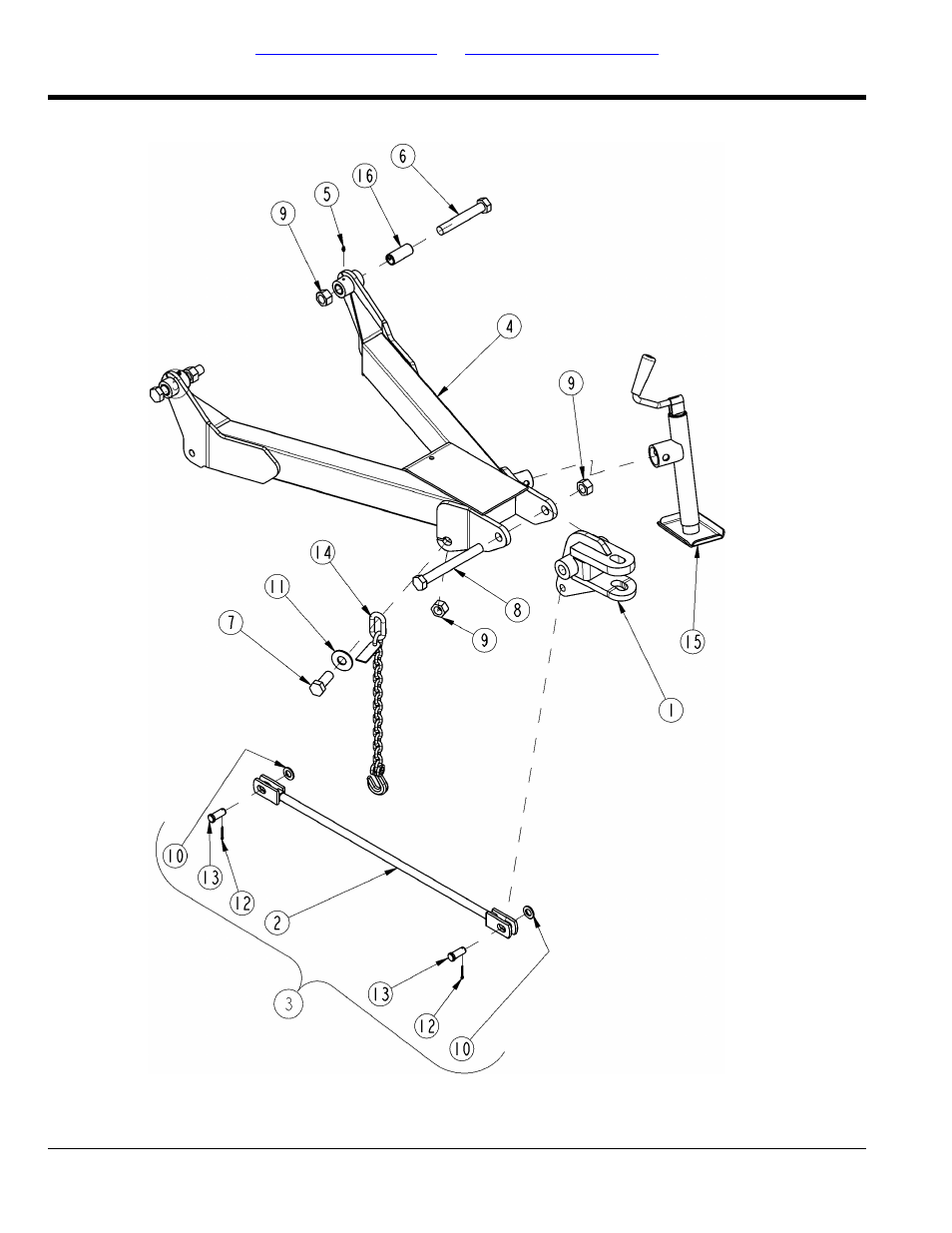 Hitch standard, Table of contents part number index | Land Pride RCM5510 User Manual | Page 24 / 192