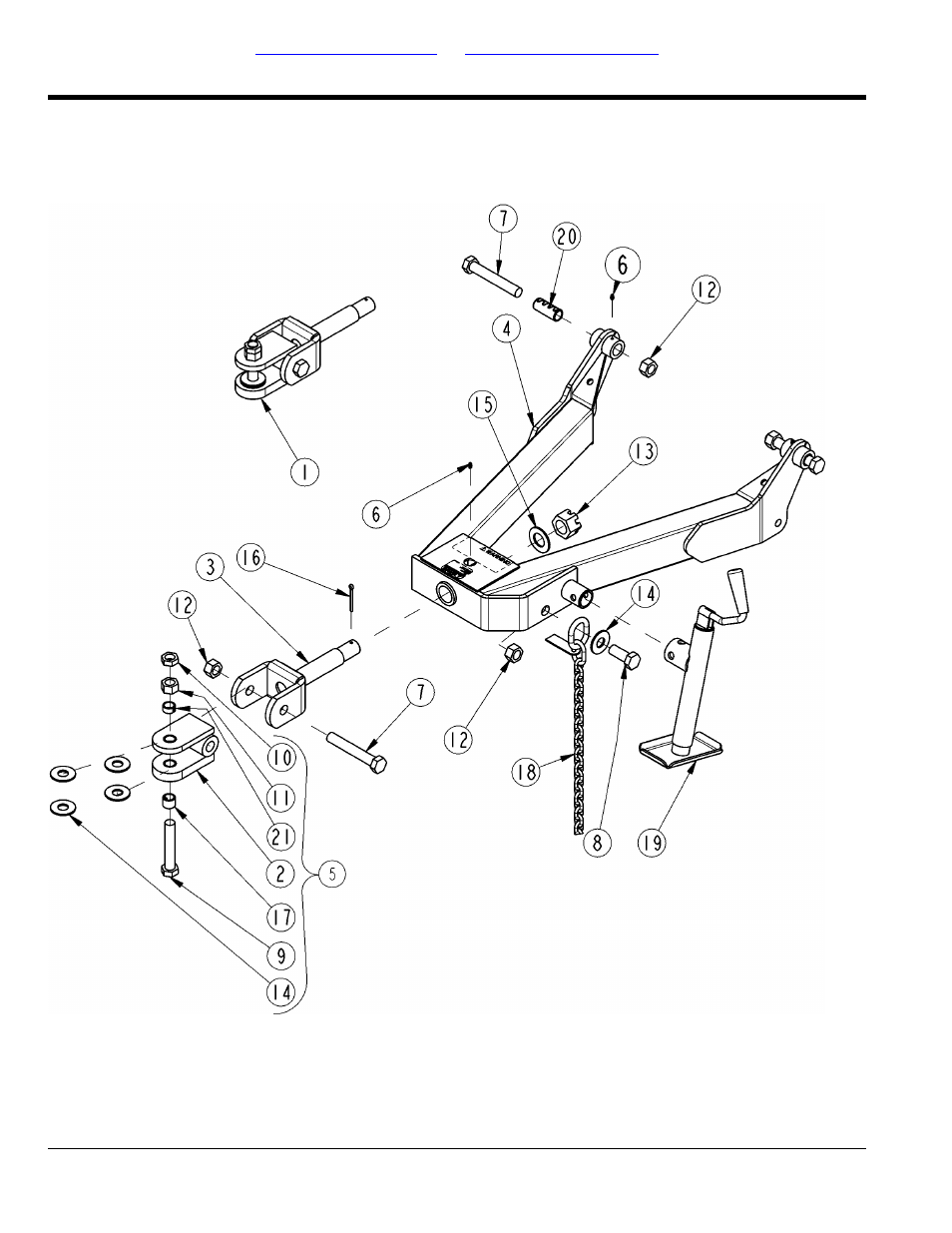 Hitch swivel, Table of contents part number index | Land Pride RCM5510 User Manual | Page 26 / 192