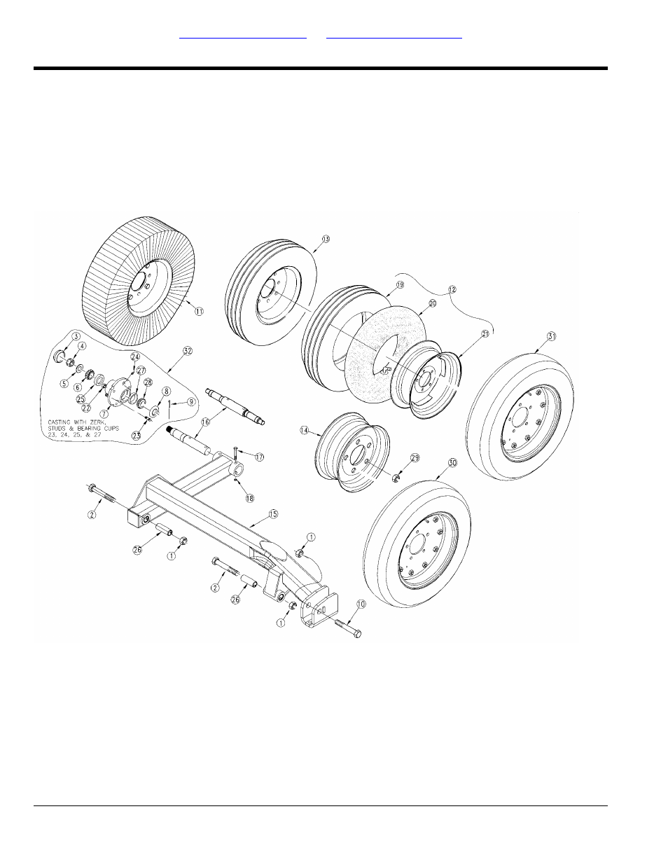 Axle wing, Table of contents part number index | Land Pride RCM5510 User Manual | Page 42 / 192