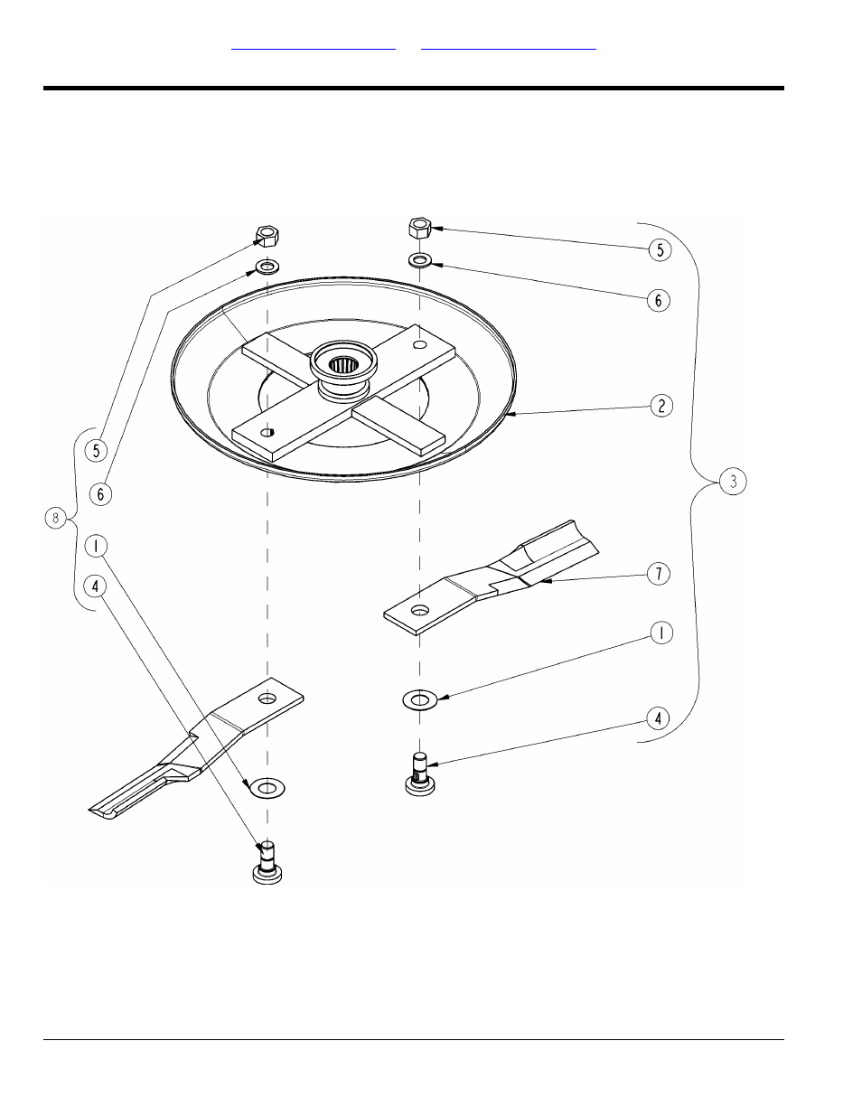 Section 2: decks, Blade carrier, Table of contents part number index | Land Pride RCM5510 User Manual | Page 8 / 192