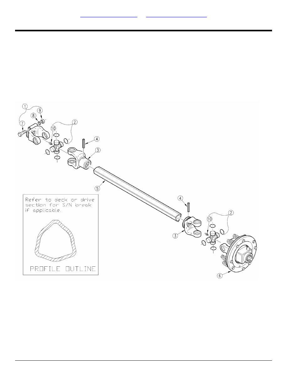 Driveline center 540 rpm (826-183c) eurocardan, Table of contents part number index | Land Pride RCM5510 User Manual | Page 96 / 192