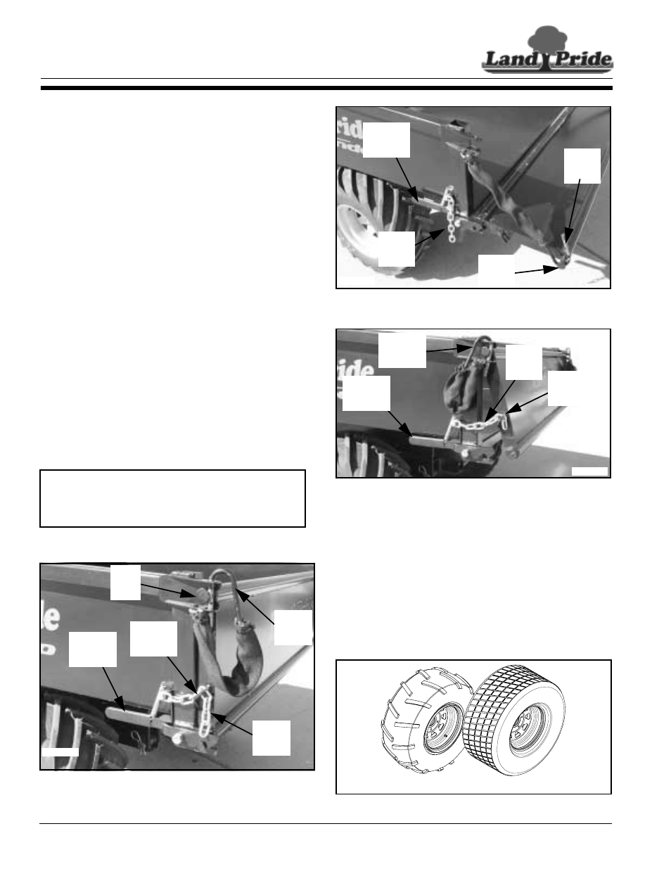 Section 5 options and accessories, Gondo options, Table of contents gondo options | Land Pride 22076 User Manual | Page 24 / 52