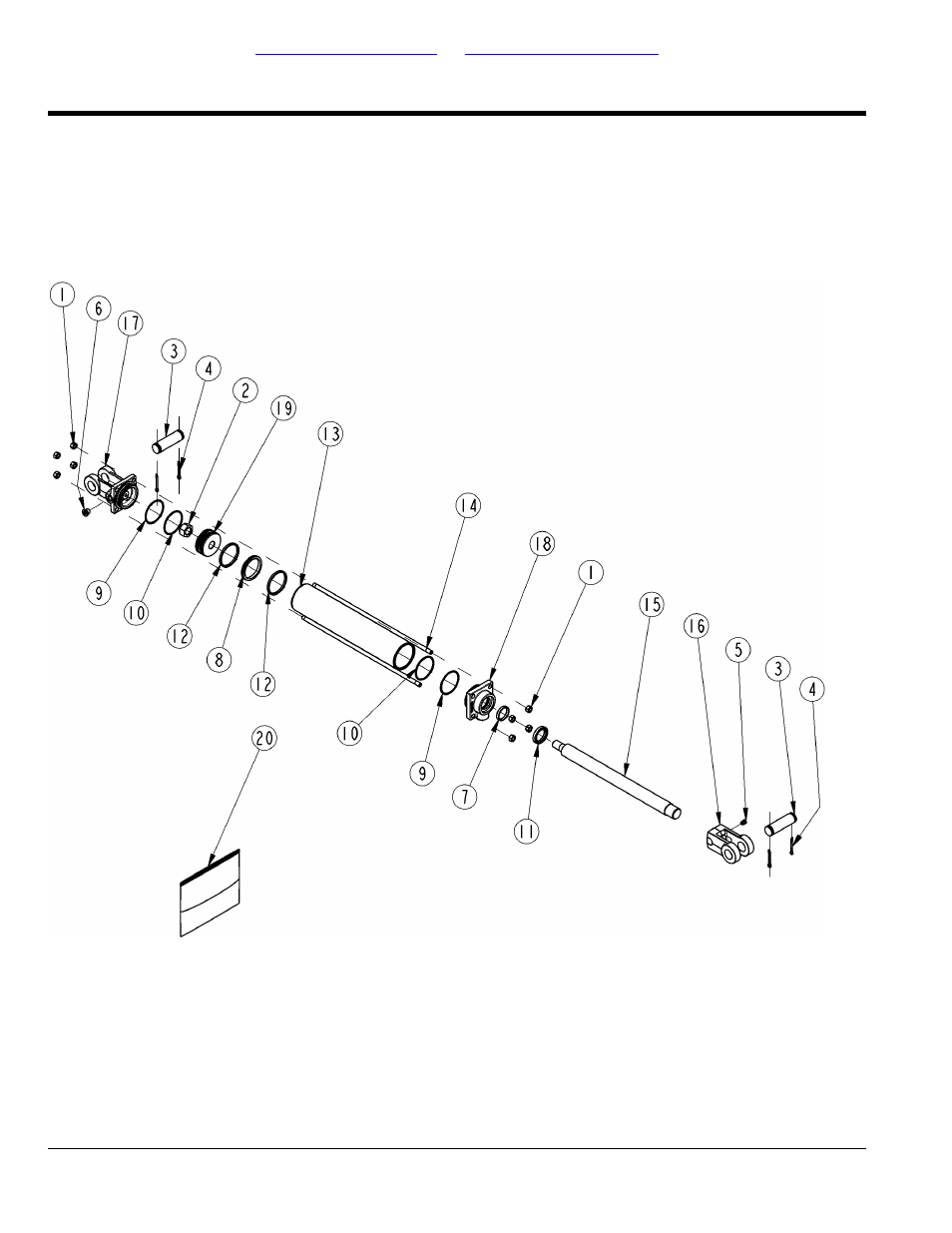 Hydraulic cylinder (810-150c) red lion, Table of contents part number index | Land Pride RCM5010 User Manual | Page 128 / 308