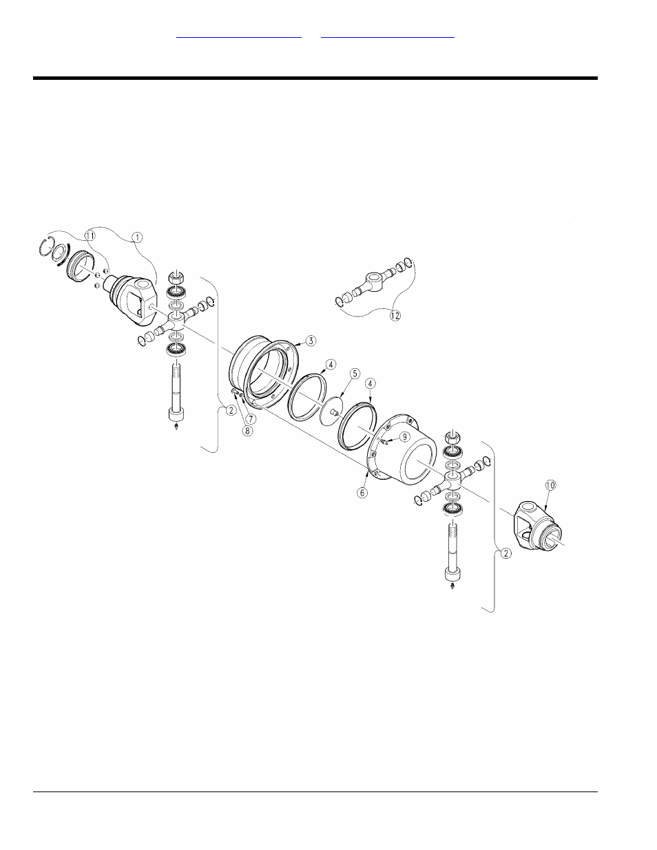 Driveline cv joint (1000 rpm) (7600621), Eurocardan, Driveline cv joint (1000 rpm) (7600621) eurocardan | Table of contents part number index | Land Pride RCM5010 User Manual | Page 234 / 308