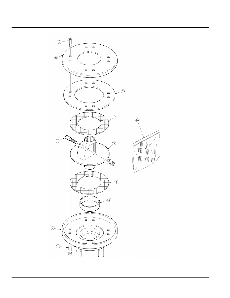 Driveline slip clutch 1000 rpm (1406016), Eurocardan, Table of contents part number index | Land Pride RCM5010 User Manual | Page 242 / 308