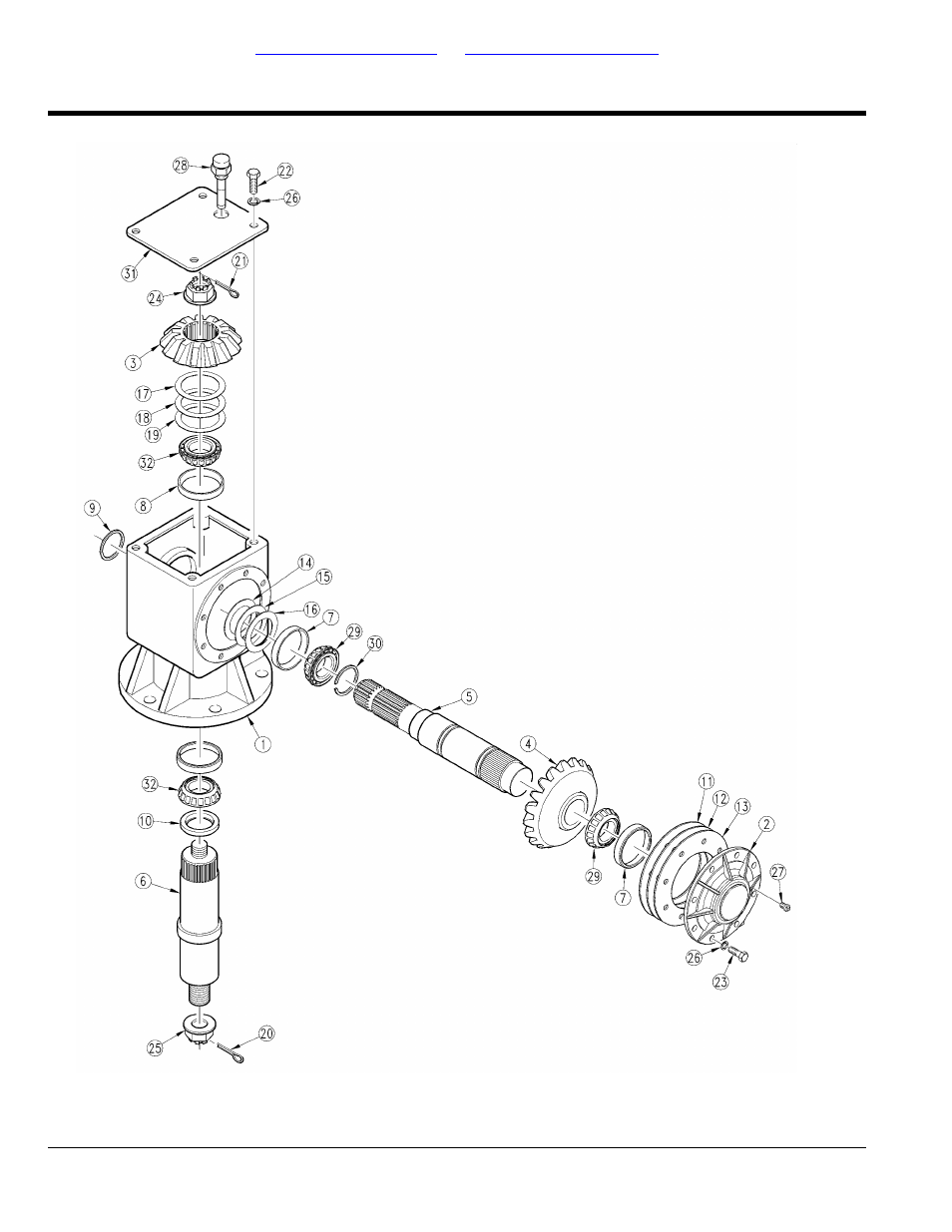 Gearbox 1000 rpm rcm5010 (826-178c) & rcm6010, 235c) omni, Table of contents part number index | Land Pride RCM5010 User Manual | Page 258 / 308