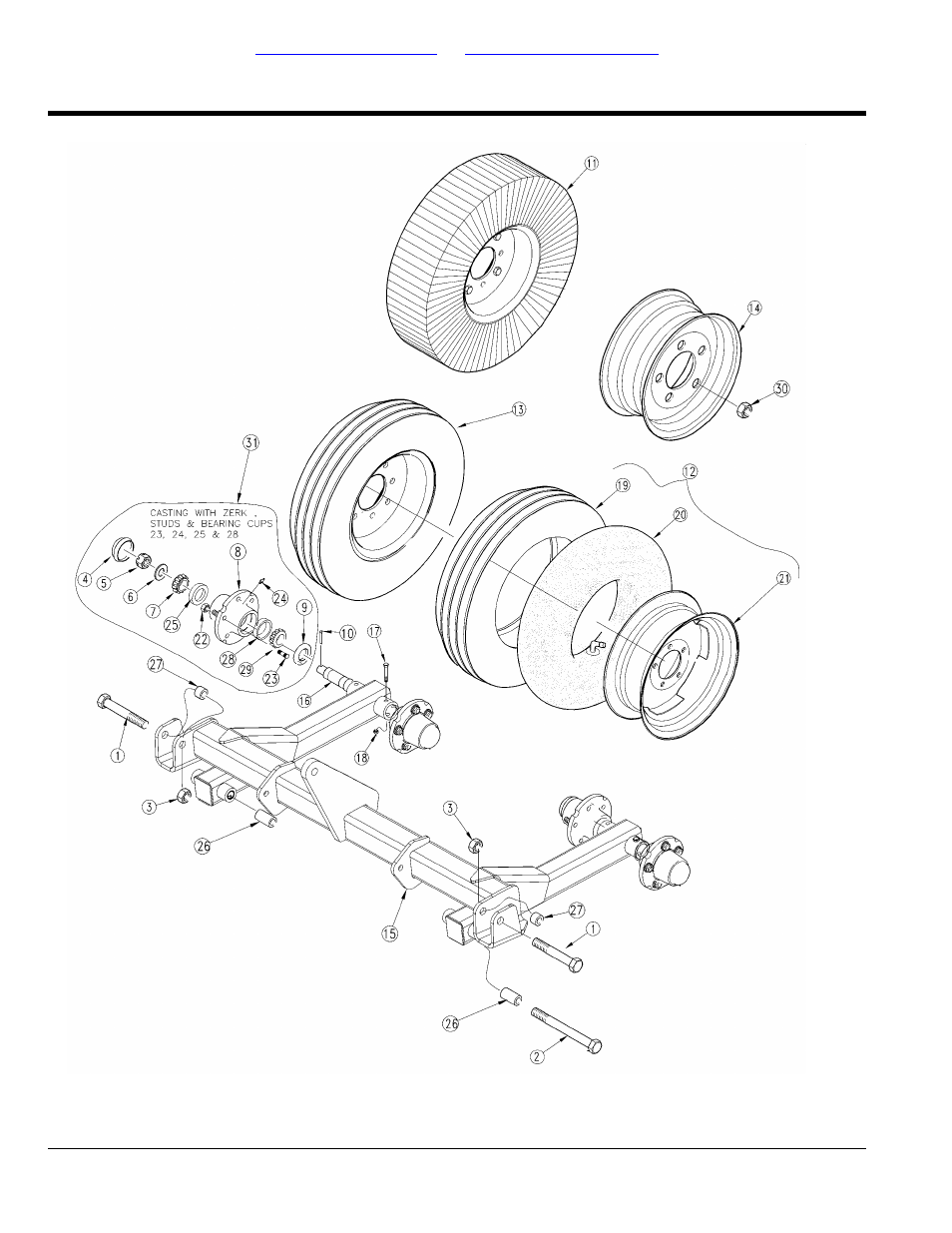 Axle center dual (s/n 489026+), Table of contents part number index | Land Pride RCM5010 User Manual | Page 30 / 308