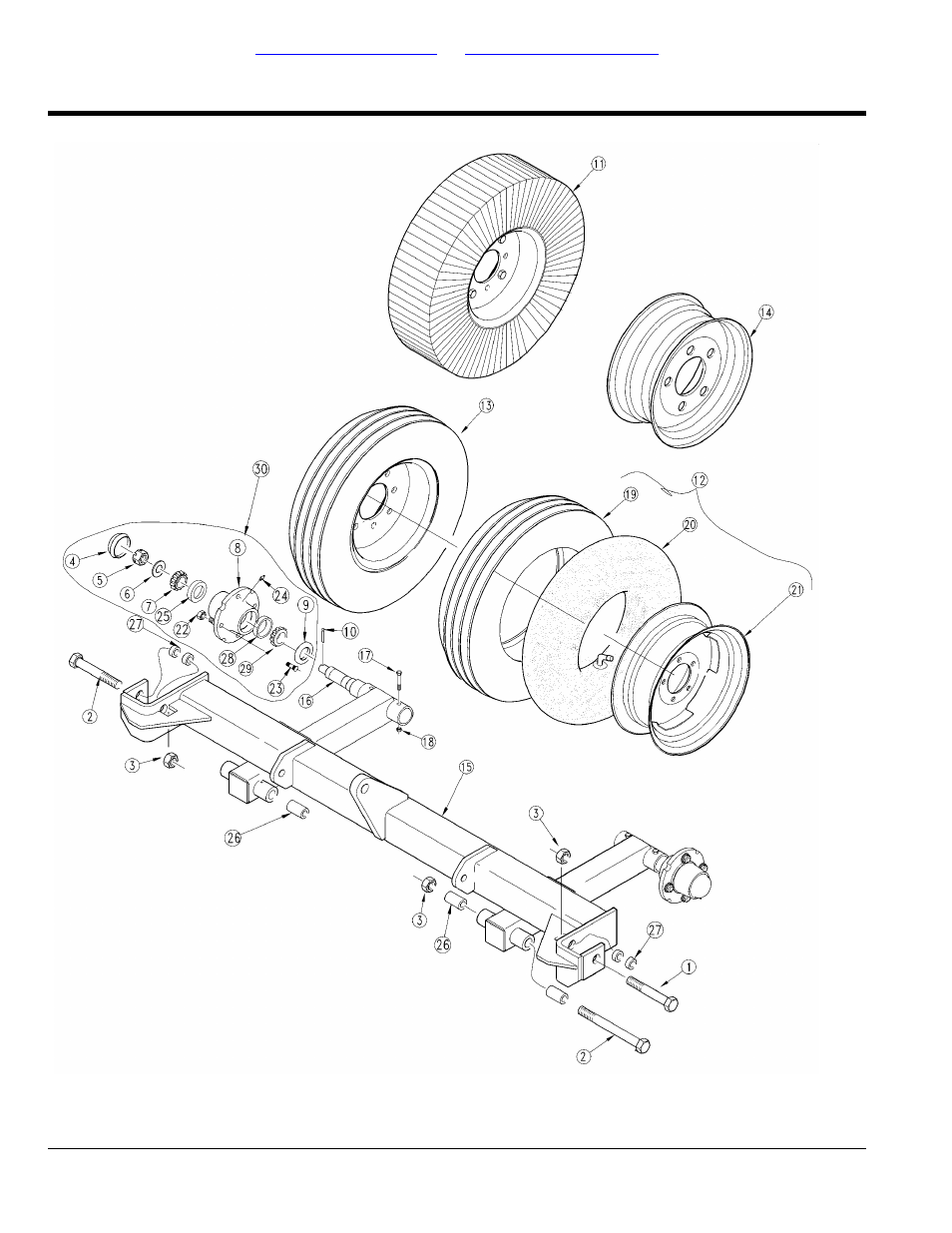Axle center single (s/n 489026+), Table of contents part number index | Land Pride RCM5010 User Manual | Page 34 / 308