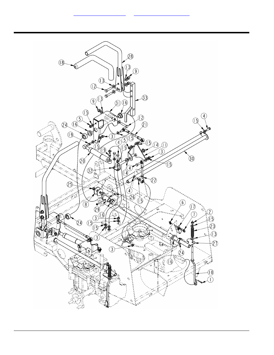 Right hand control lever and park brake, Table of contents part number index | Land Pride ZERO TURN MOWERS ZR44 User Manual | Page 16 / 52