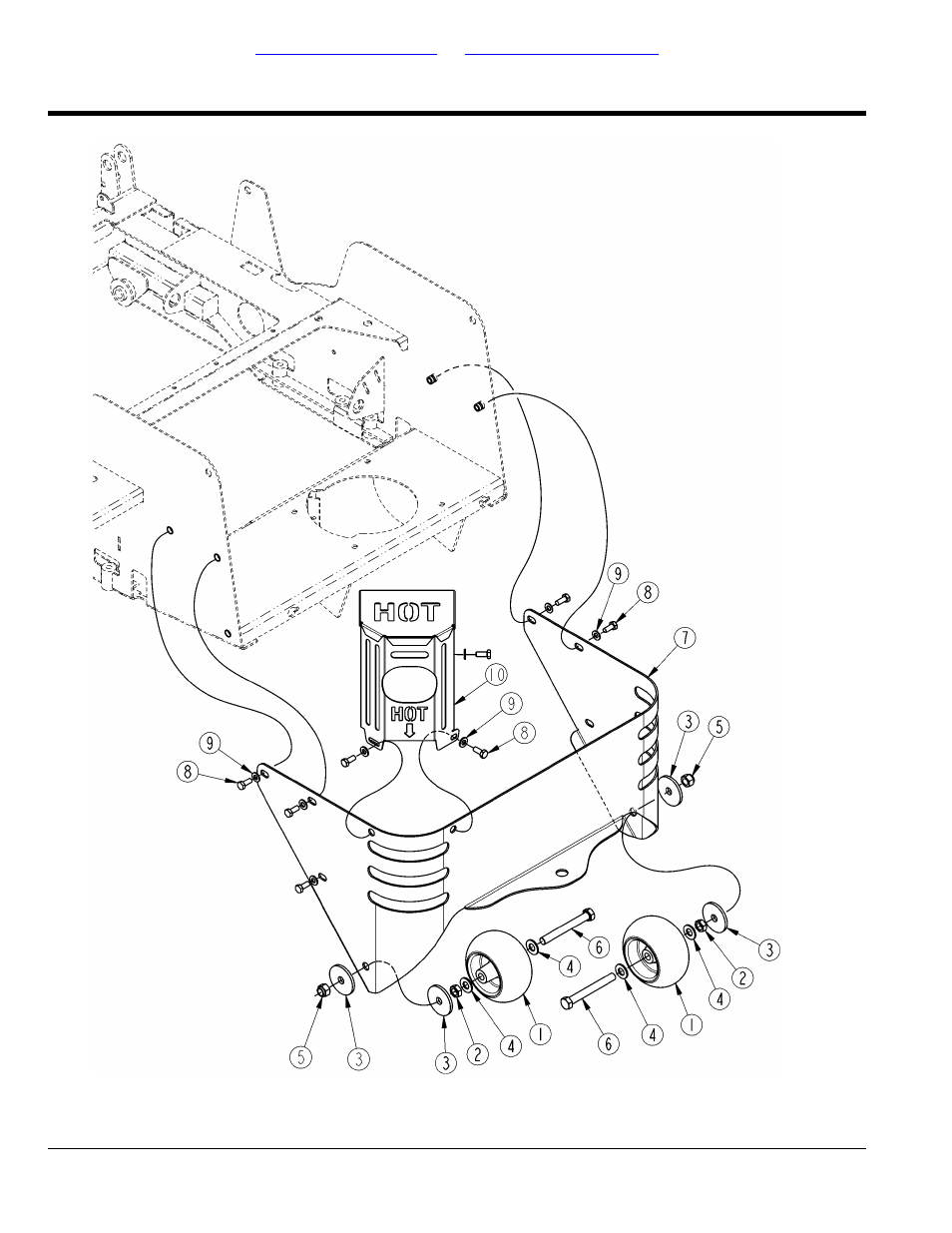 Razor zr series, Section 2: main frame, seat and bumper, Bumper assembly | Table of contents part number index | Land Pride ZERO TURN MOWERS ZR44 User Manual | Page 6 / 52