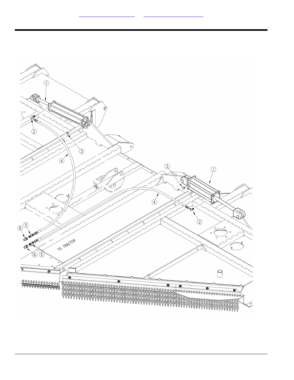 Hydraulic wing lift dual accessory, Table of contents part number index | Land Pride RCM6515 User Manual | Page 216 / 238