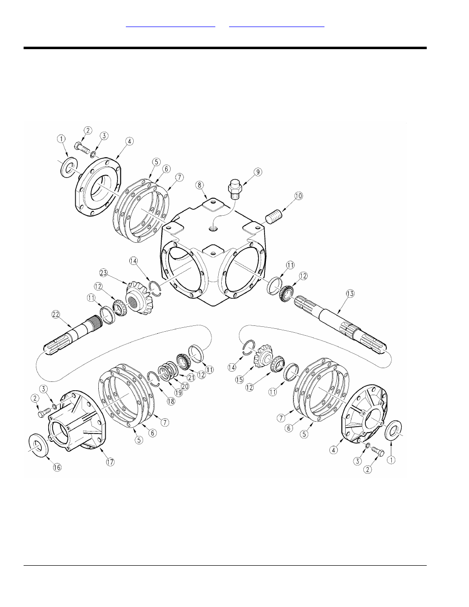 Gearbox, t-box 540 rpm (826-218c) omni, Table of contents part number index | Land Pride RCRM3510 User Manual | Page 102 / 116