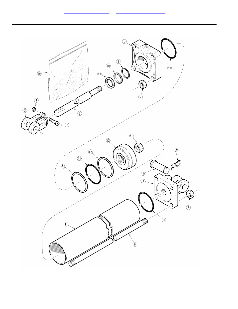 Section 6: hydraulics, Hydraulic cylinder (810-200c) midway, Table of contents part number index | Land Pride RCRM3510 User Manual | Page 106 / 116