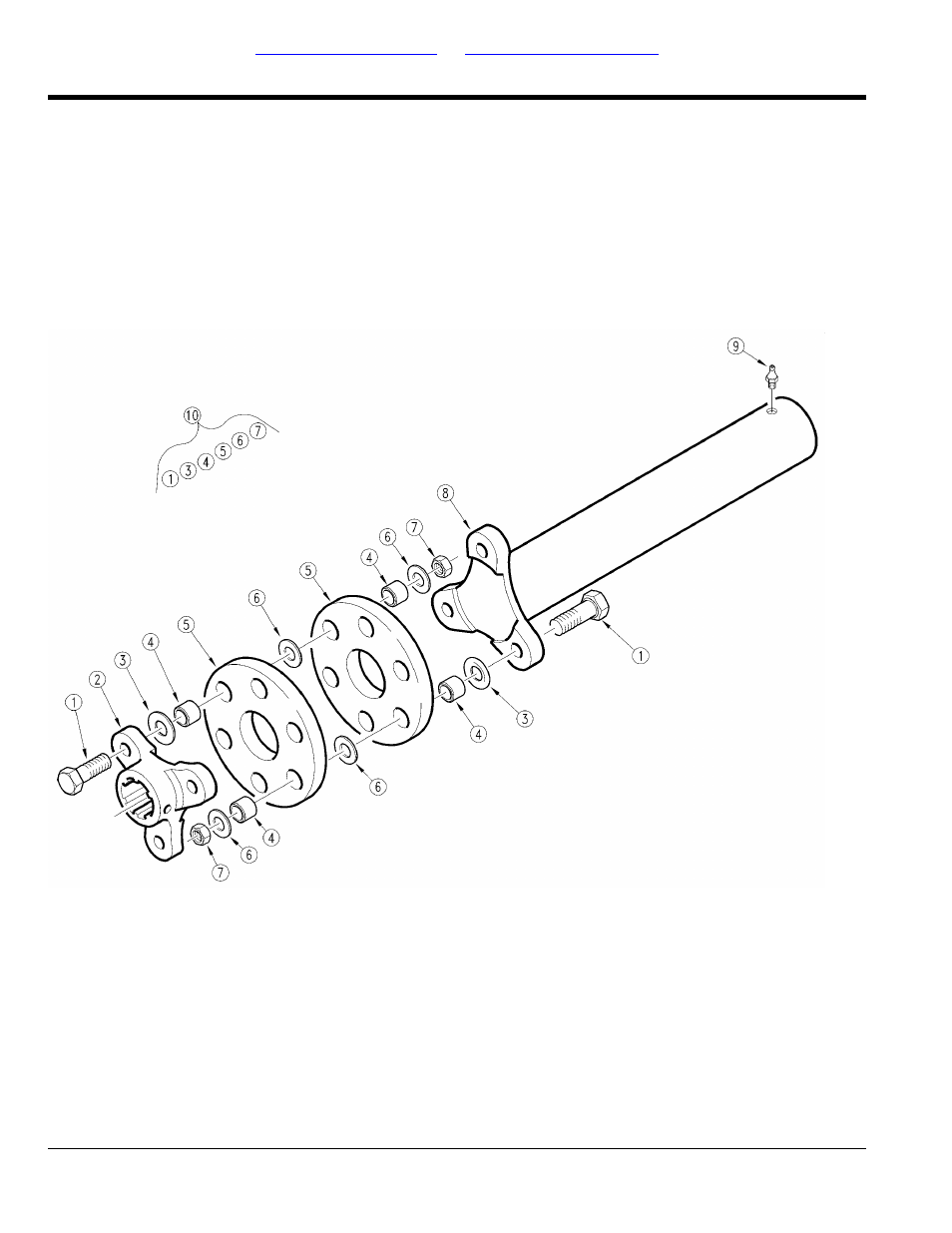 Driveline flex coupler (826-214c) eurocardan (s/n, Table of contents part number index | Land Pride RCRM3510 User Manual | Page 48 / 116