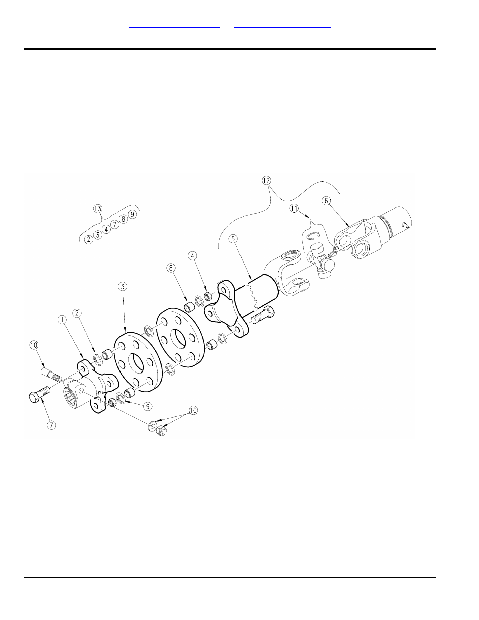 Driveline flex coupler (826-334c) eurocardan (s/n, Table of contents part number index | Land Pride RCRM3510 User Manual | Page 52 / 116