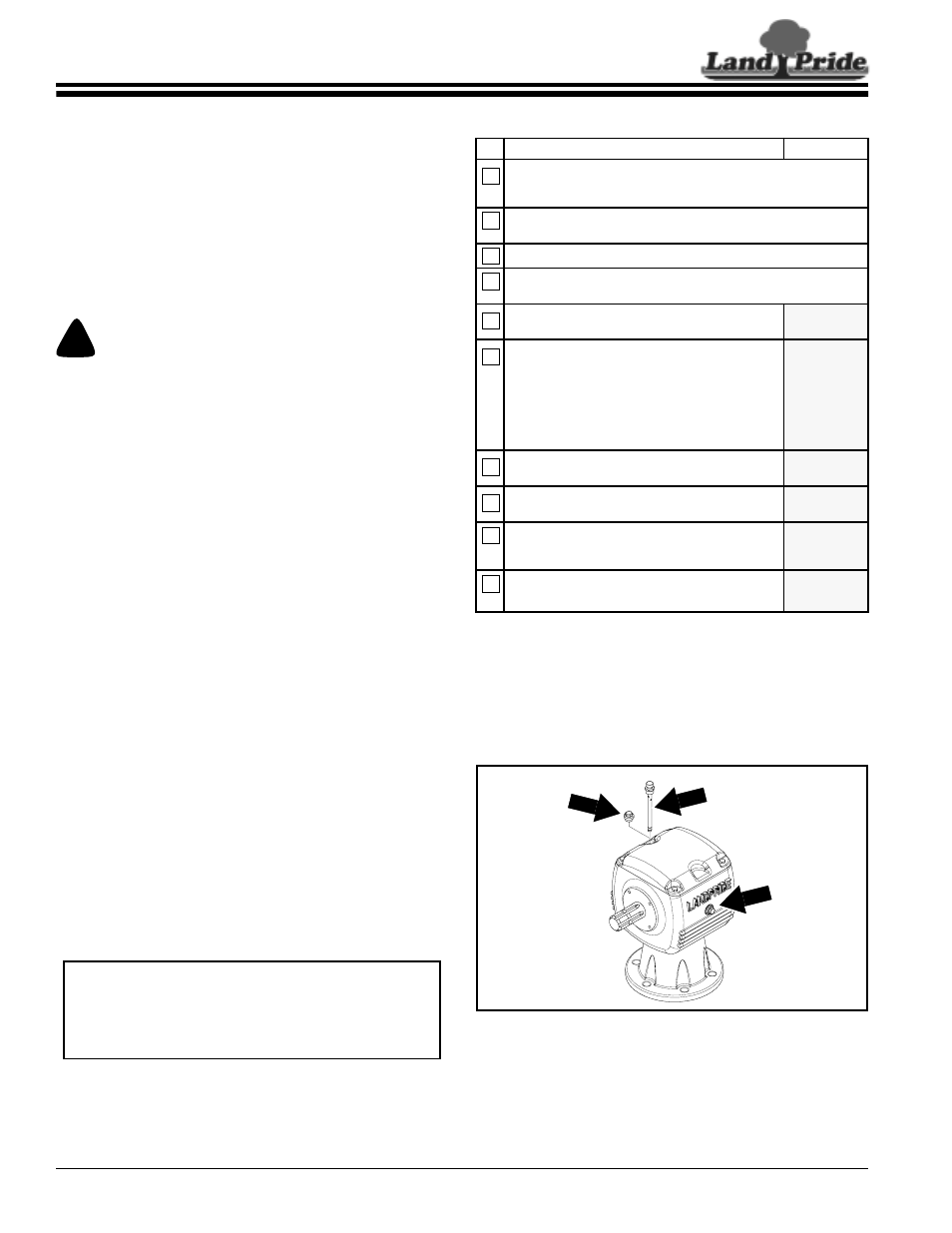Land Pride FDR2572 User Manual | Page 10 / 32