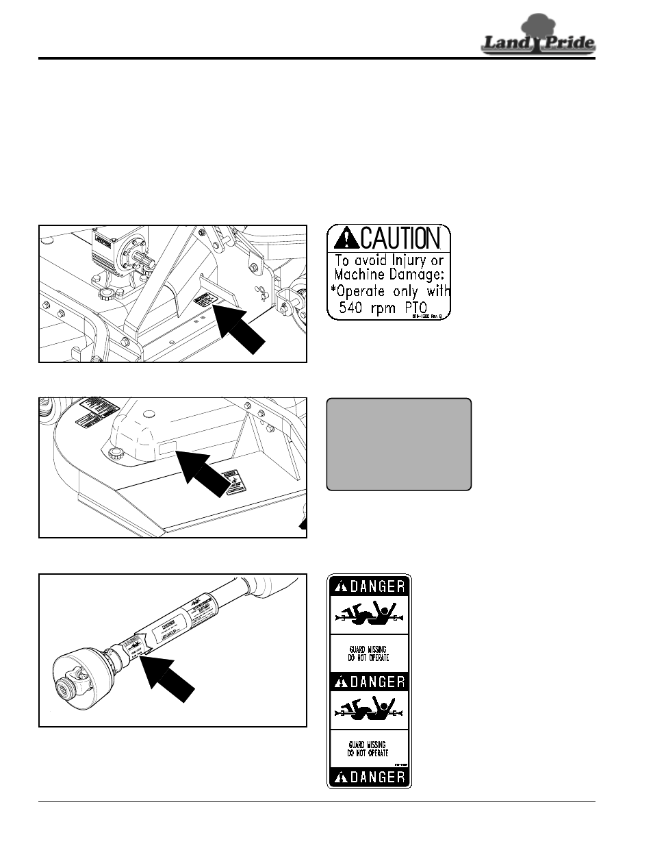 Land Pride FDR2572 User Manual | Page 6 / 32