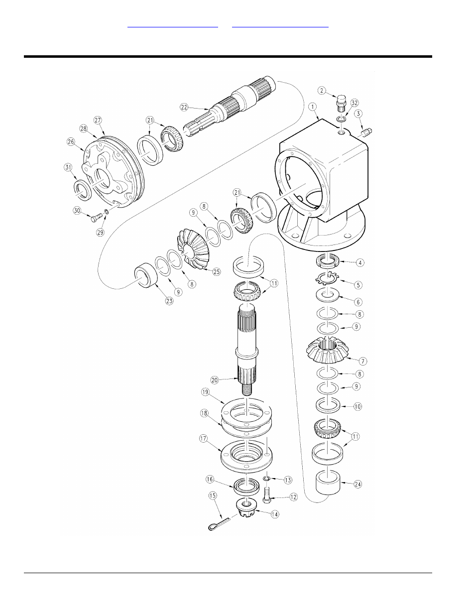 Gearbox right deck 540 rpm (826-070c) itg, Table of contents part number index | Land Pride Rotary Cutters RCF45180 User Manual | Page 100 / 260