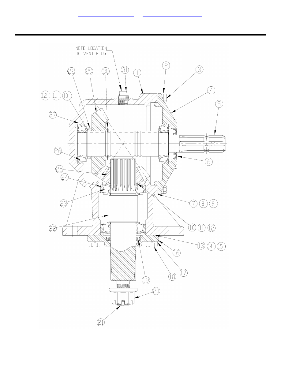 Gearbox right deck 540 rpm (826-241c) itg (service, Only), Table of contents part number index | Land Pride Rotary Cutters RCF45180 User Manual | Page 104 / 260