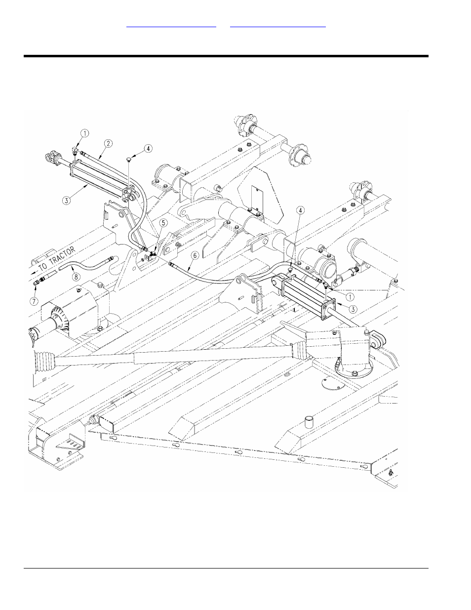 Hydraulic plumbing standard wing fold, Table of contents part number index | Land Pride Rotary Cutters RCF45180 User Manual | Page 122 / 260