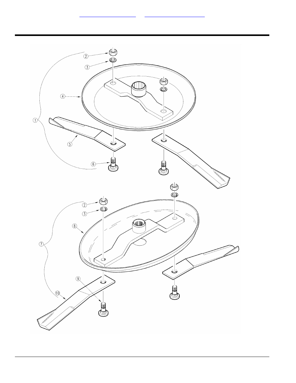 Deck blade carrier (s/n 160143+), Table of contents part number index | Land Pride Rotary Cutters RCF45180 User Manual | Page 132 / 260