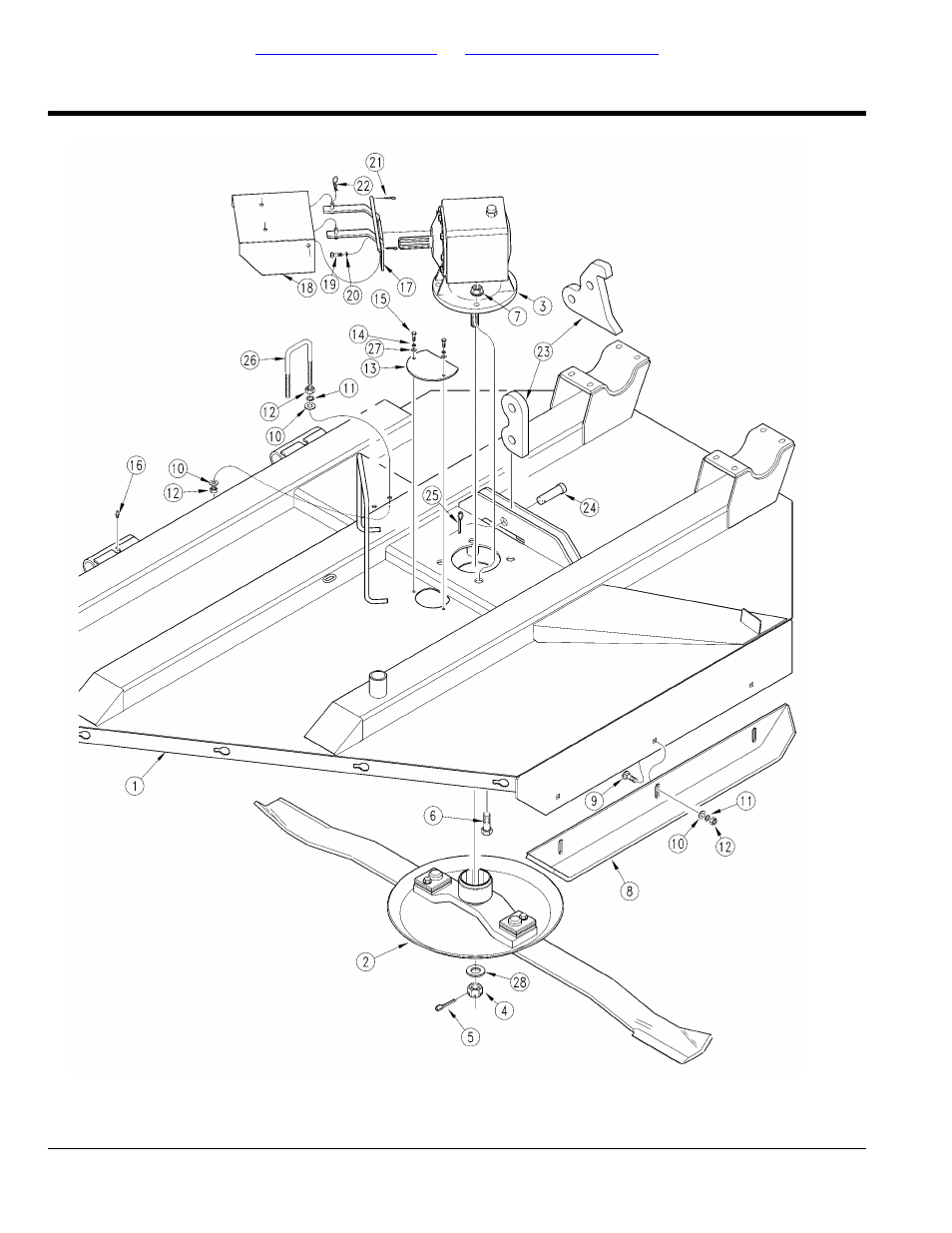 Deck left & right hand (s/n 77362 to 119280), Table of contents part number index | Land Pride Rotary Cutters RCF45180 User Manual | Page 146 / 260