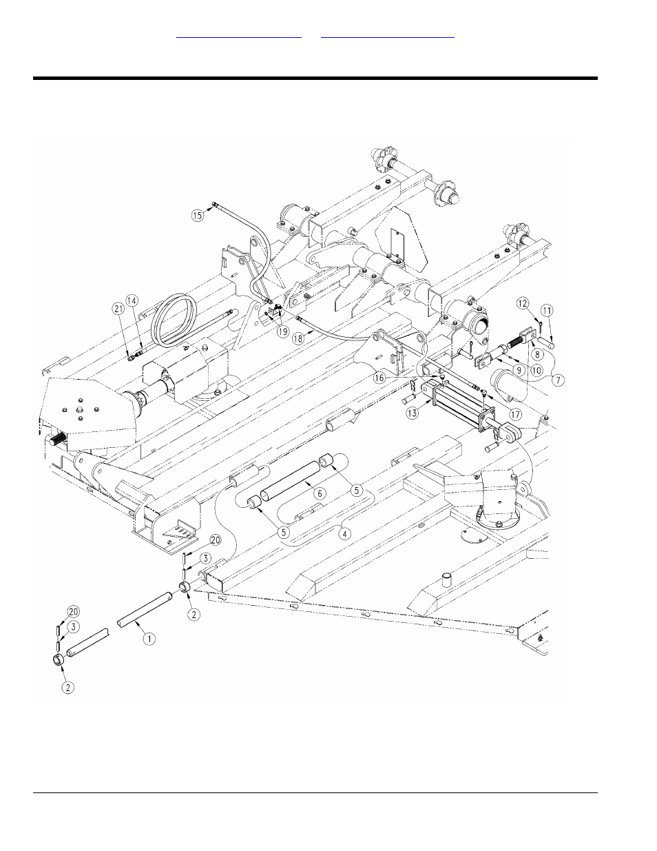 Deck lift, Table of contents part number index | Land Pride Rotary Cutters RCF45180 User Manual | Page 152 / 260