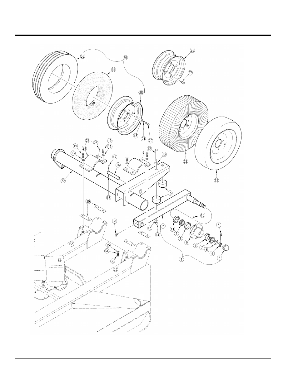 Axle wing, Table of contents part number index | Land Pride Rotary Cutters RCF45180 User Manual | Page 164 / 260