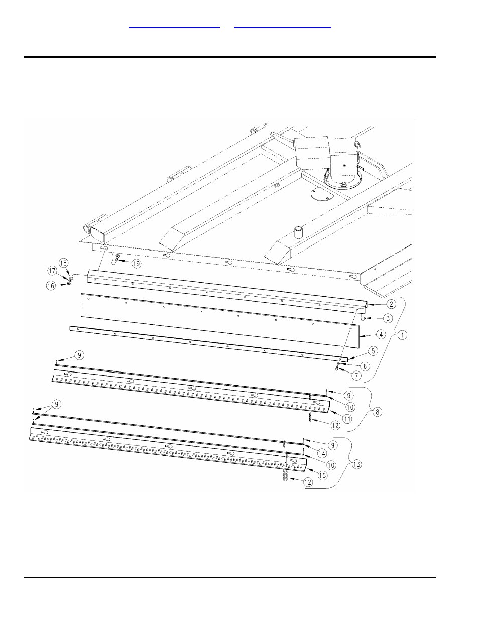 Guards wing deck front (s/n 160279+), Table of contents part number index | Land Pride Rotary Cutters RCF45180 User Manual | Page 172 / 260