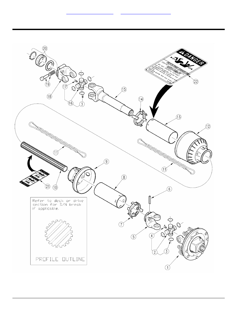 119063 to 134999), Table of contents part number index | Land Pride Rotary Cutters RCF45180 User Manual | Page 180 / 260