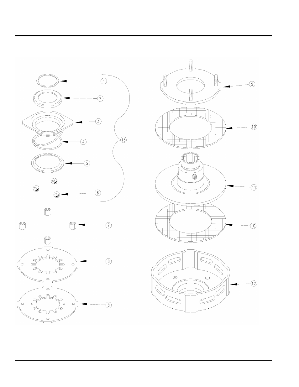 Driveline slip clutch (053385), Table of contents part number index | Land Pride Rotary Cutters RCF45180 User Manual | Page 200 / 260