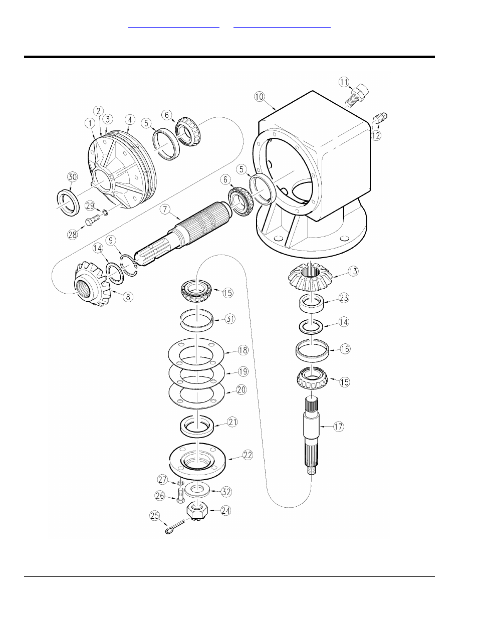 Section 6: gearboxes, Gearbox center deck 1000 rpm (826-060c) omni, Table of contents part number index | Land Pride Rotary Cutters RCF45180 User Manual | Page 212 / 260