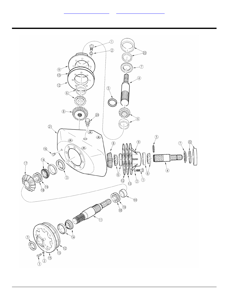 Gearbox divider 1000 rpm (826-072c) itg (s/n, Table of contents part number index | Land Pride Rotary Cutters RCF45180 User Manual | Page 216 / 260