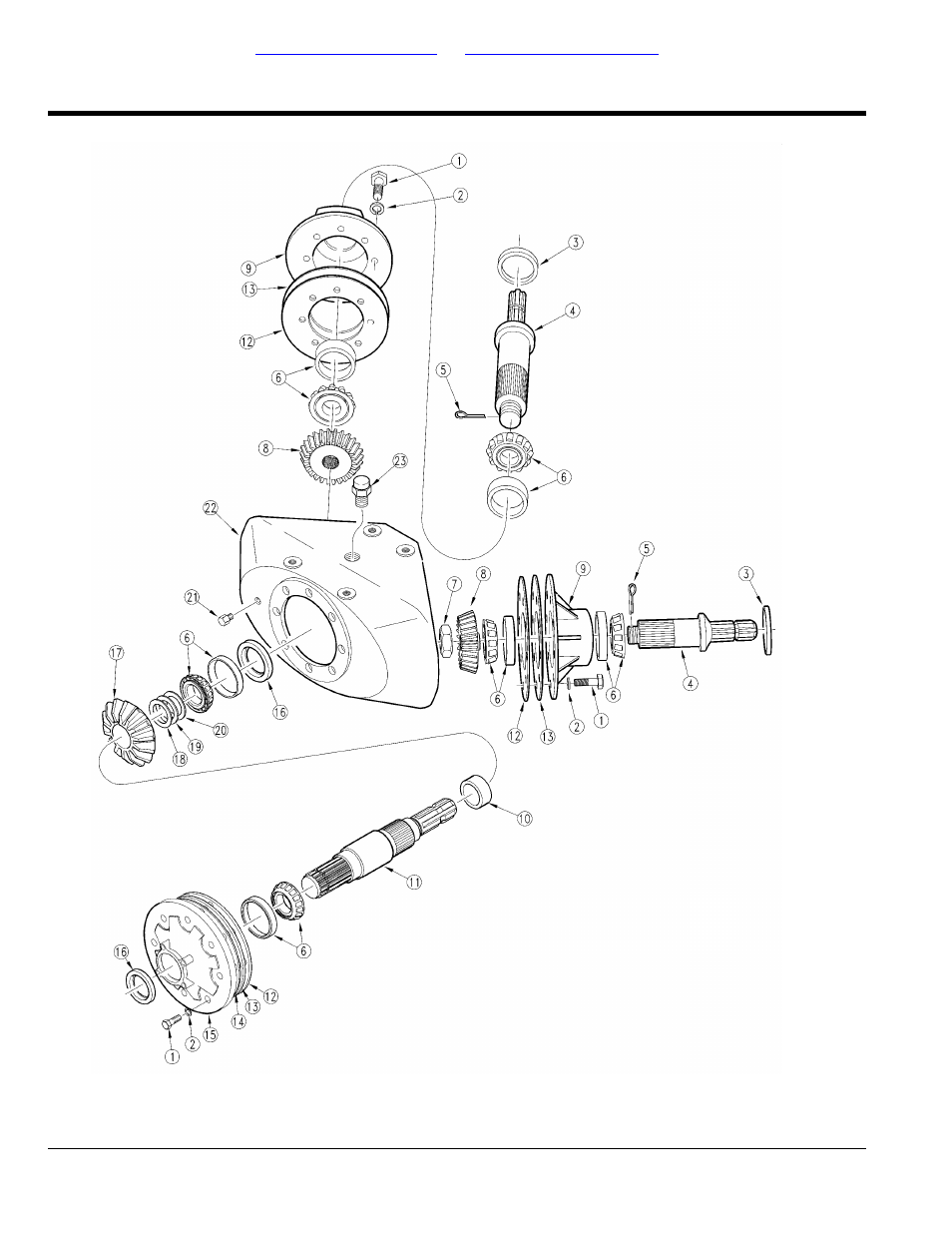 Gearbox divider 1000 rpm (826-072c) itg (s/n, Table of contents part number index | Land Pride Rotary Cutters RCF45180 User Manual | Page 218 / 260