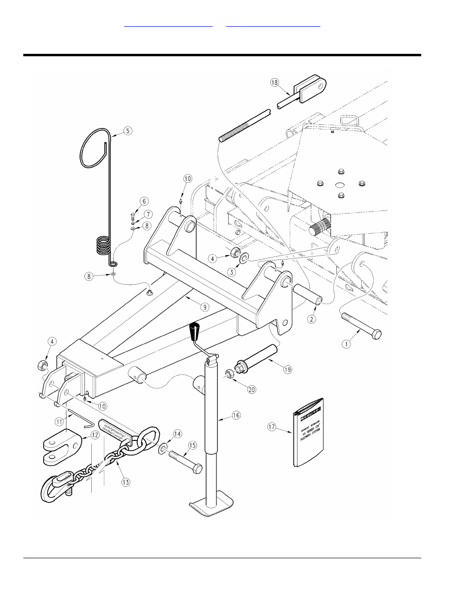 Hitch (s/n 74020-), Table of contents part number index | Land Pride Rotary Cutters RCF45180 User Manual | Page 32 / 260